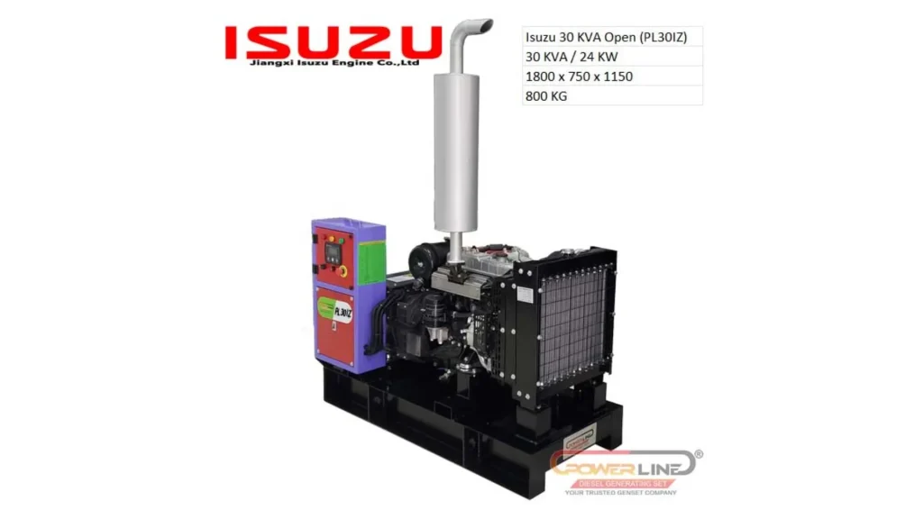 Genset Isuzu 30 kVA Open