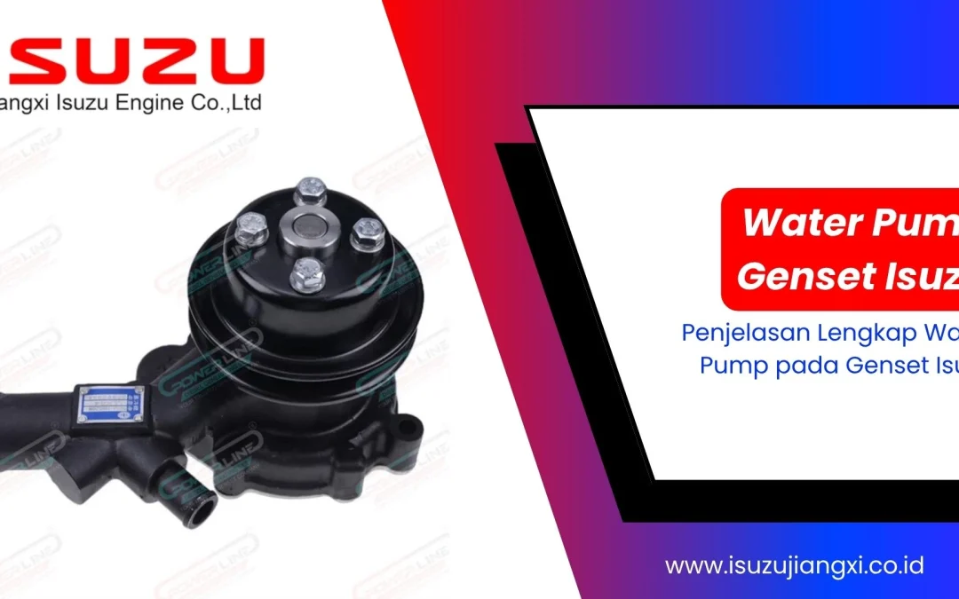 Water Pump pada Genset Isuzu: Ini Penjelasan Lengkapnya!