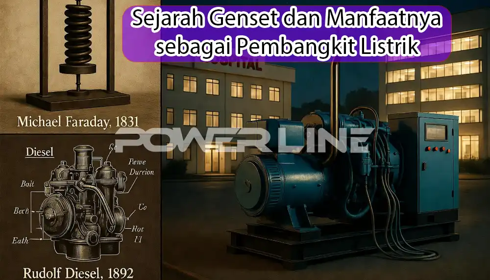 Sejarah Genset dan Manfaatnya sebagai Pembangkit Listrik Cadangan