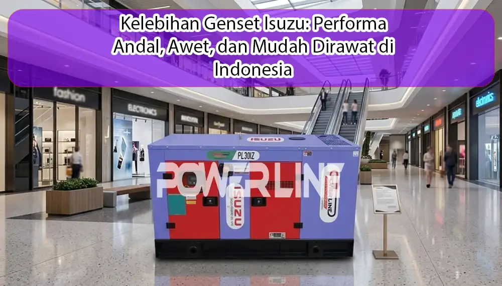 Kelebihan Genset Isuzu: Performa Andal, Awet, dan Mudah Dirawat di Indonesia