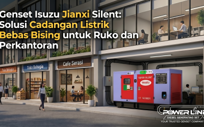 Genset Isuzu Jianxi Silent: Solusi Cadangan Listrik Bebas Bising untuk Ruko dan Perkantoran